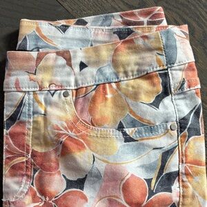 Tribal floral  pants. Size 8, like new.